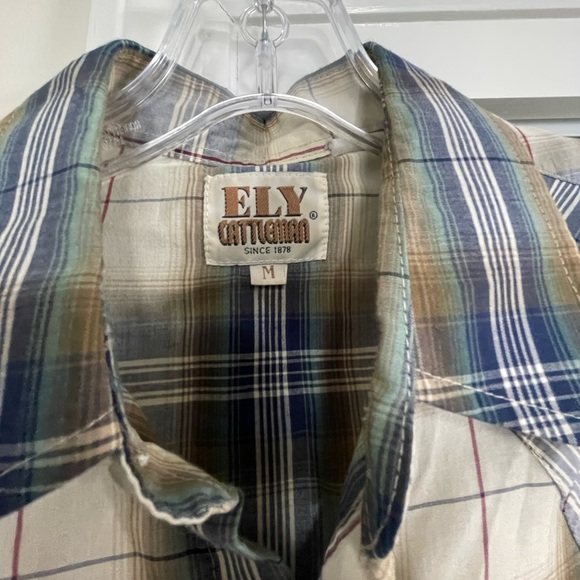 Men’s Ely Cattleman pearl snap button down - Picture 4 of 6